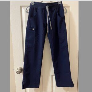 Figs Navy Kade Scrub Pants XSP